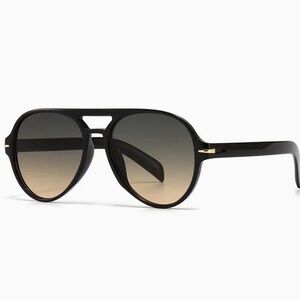 Aviation Acetate Black Sunglasses
